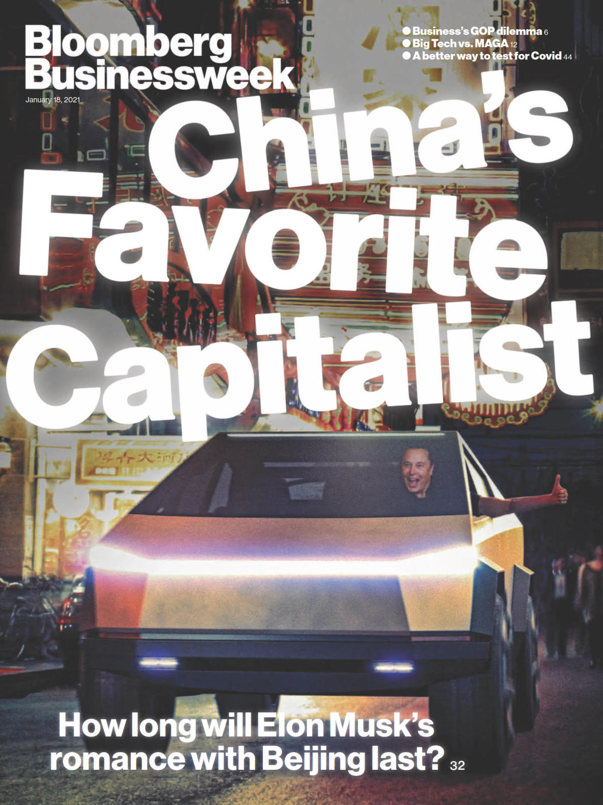 彭博商业周刊 Bloomberg Businessweek 20210118期英文版下载