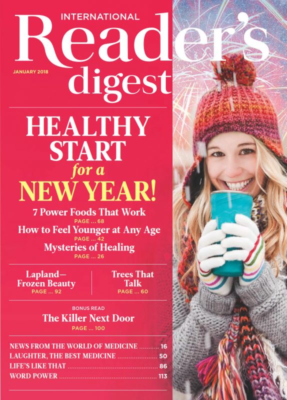 读者文摘 Reader’s Digest 国际版 JANUARY 2018 电子版订阅下载