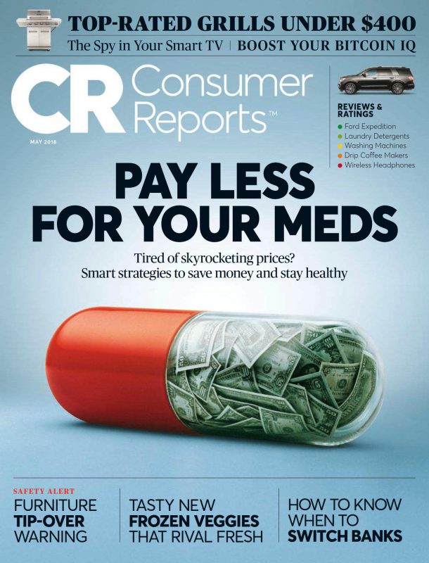 Consumer Reports 消费者报告杂志 2018年5月刊下载