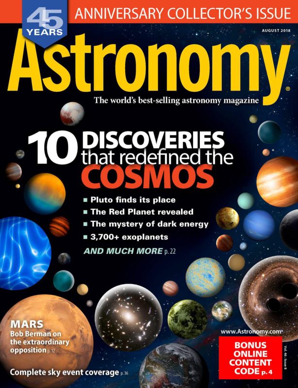 Astronomy 天文学杂志 AUGUST 2018