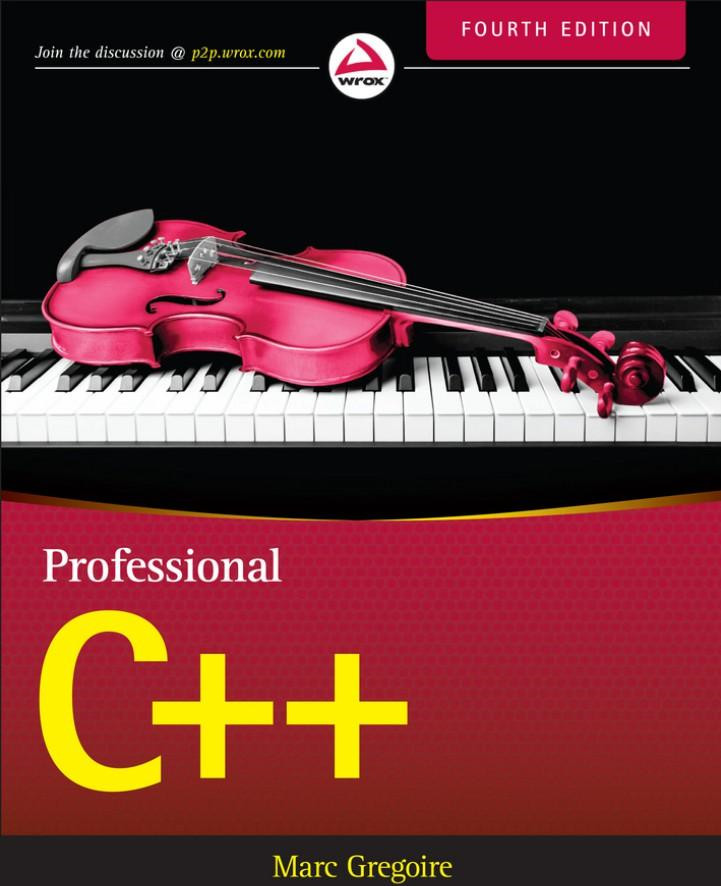 《Professional C++, Fourth Edition》（英文原版专业C++ 第4版）Marc Gregoire文字版PDF电子书下载