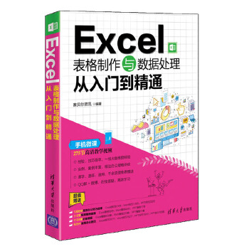 Excel表格制作与数据处理从入门到精通(pdf+txt+epub+azw3+mobi电子书在线阅读下载)