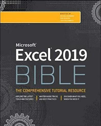 《Excel 2019 BIBLE》(英文原版) Michael Alexander文字版PDF电子书免费下载