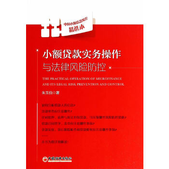 小额贷款实务操作与法律风险防控(pdf+txt+epub+azw3+mobi电子书在线阅读下载)