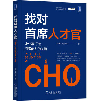 找对首席人才官:企业家打造组织能力的关键(pdf+txt+epub+azw3+mobi电子书在线阅读下载)